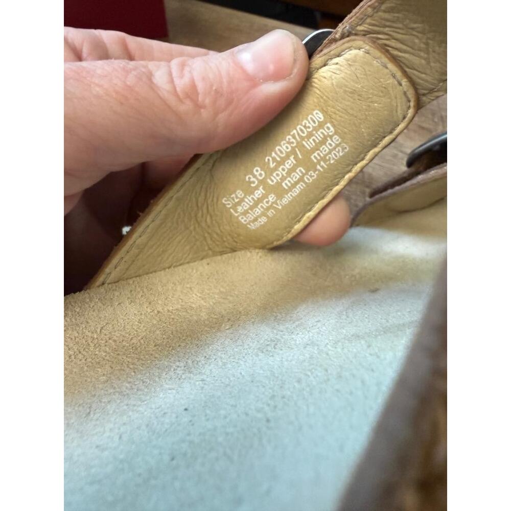Dansko Dayna Tan Suede Slide Sandal Women size 38 US 8 - Picture 6 of 6
